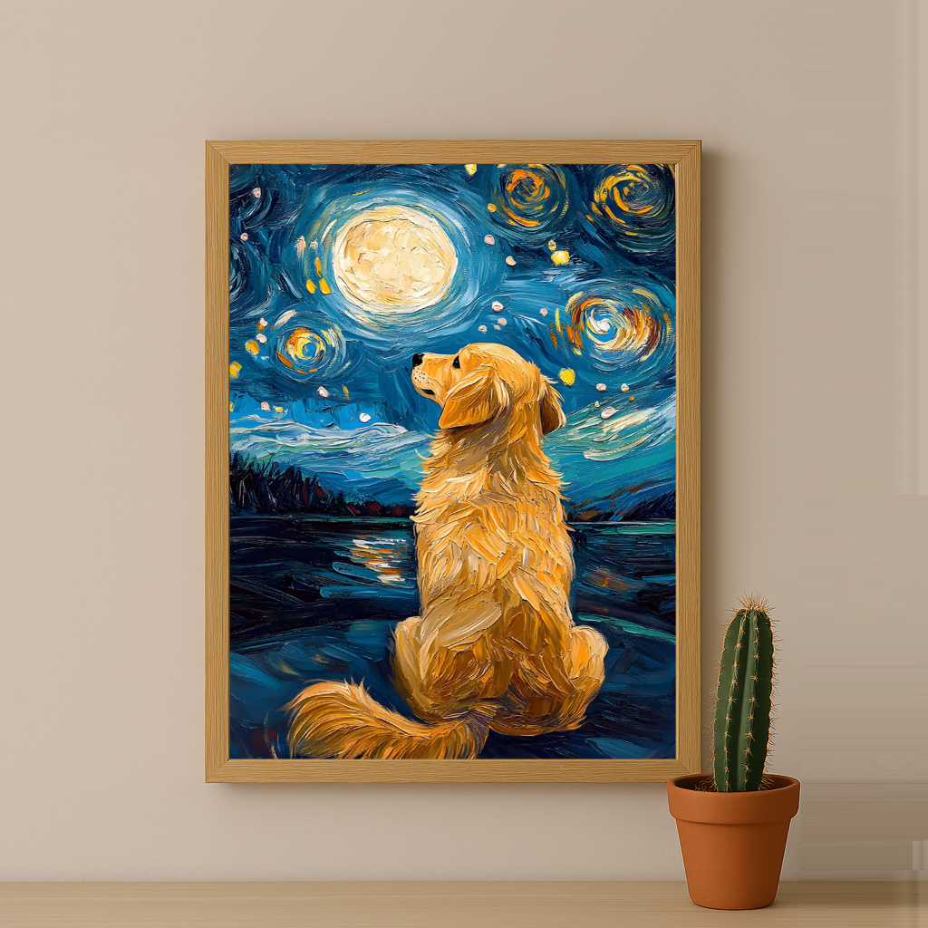 Portrait de chien - Poster