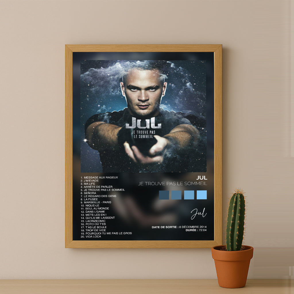 Poster Jul - Album Je trouve pas le sommeil