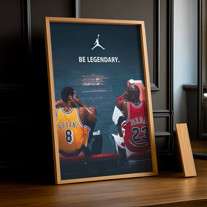 Cadre photo NBA - Be Legendary Jordan x Bryant