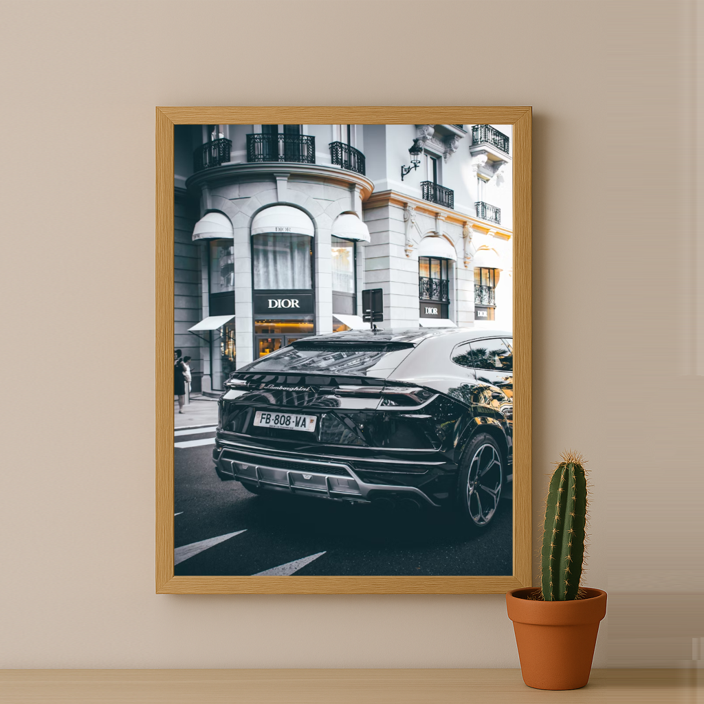 Cadre photo Dior Lamborghini