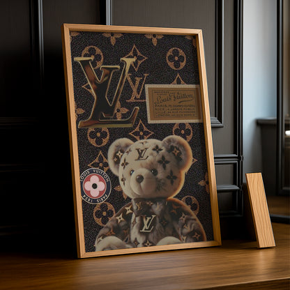 Cadre photo Louis Vuitton - Ours & Badge