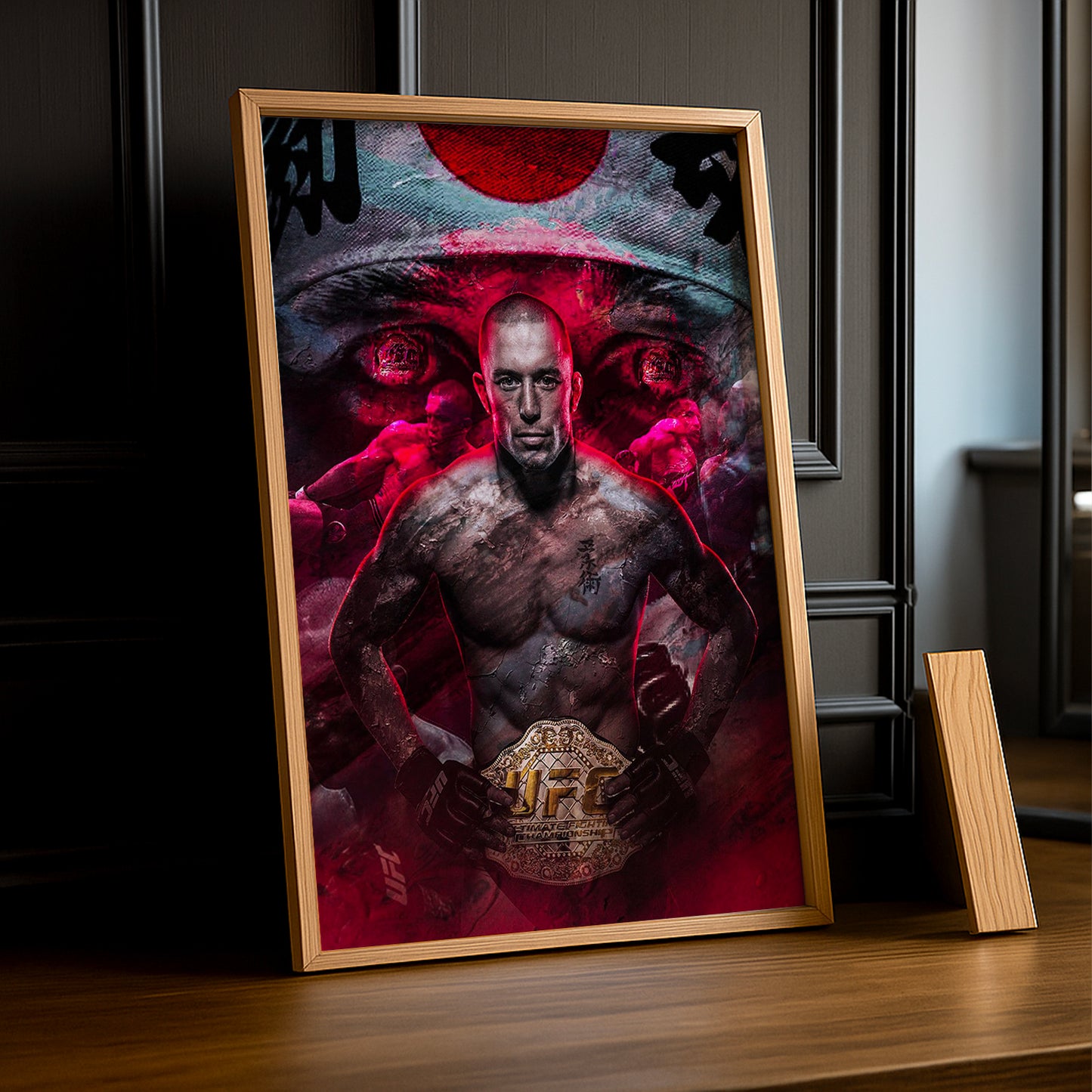 Cadre photo UFC - Georges Saint Pierre