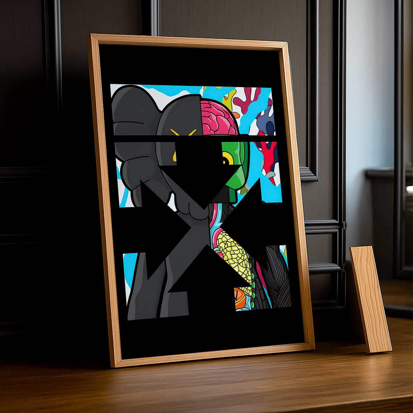 Cadre photo Off-White x Kaws