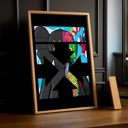 Cadre photo Off-White x Kaws