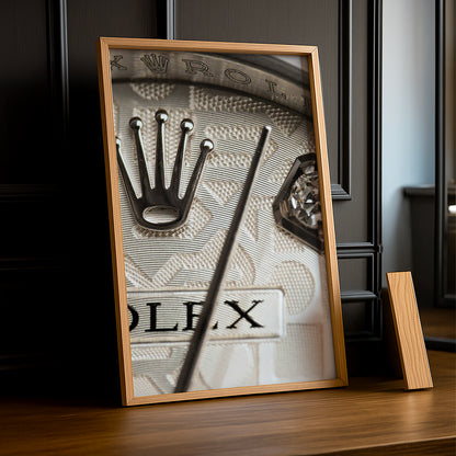 Poster Photo Rolex - White Watch