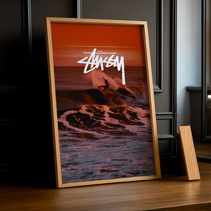 Cadre photo Stüssy - Red surf