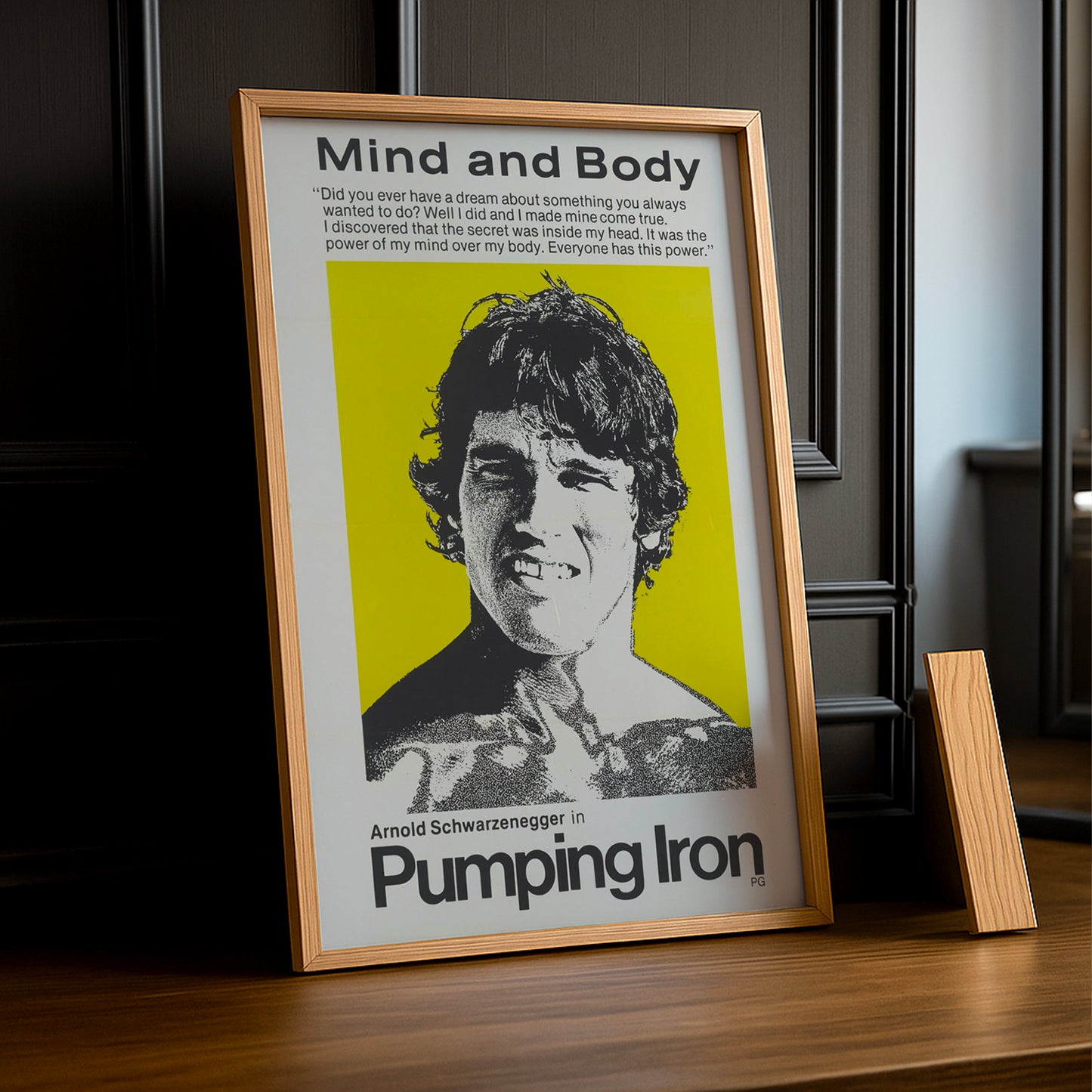 Cadre Photo Musculation - Pumping Iron