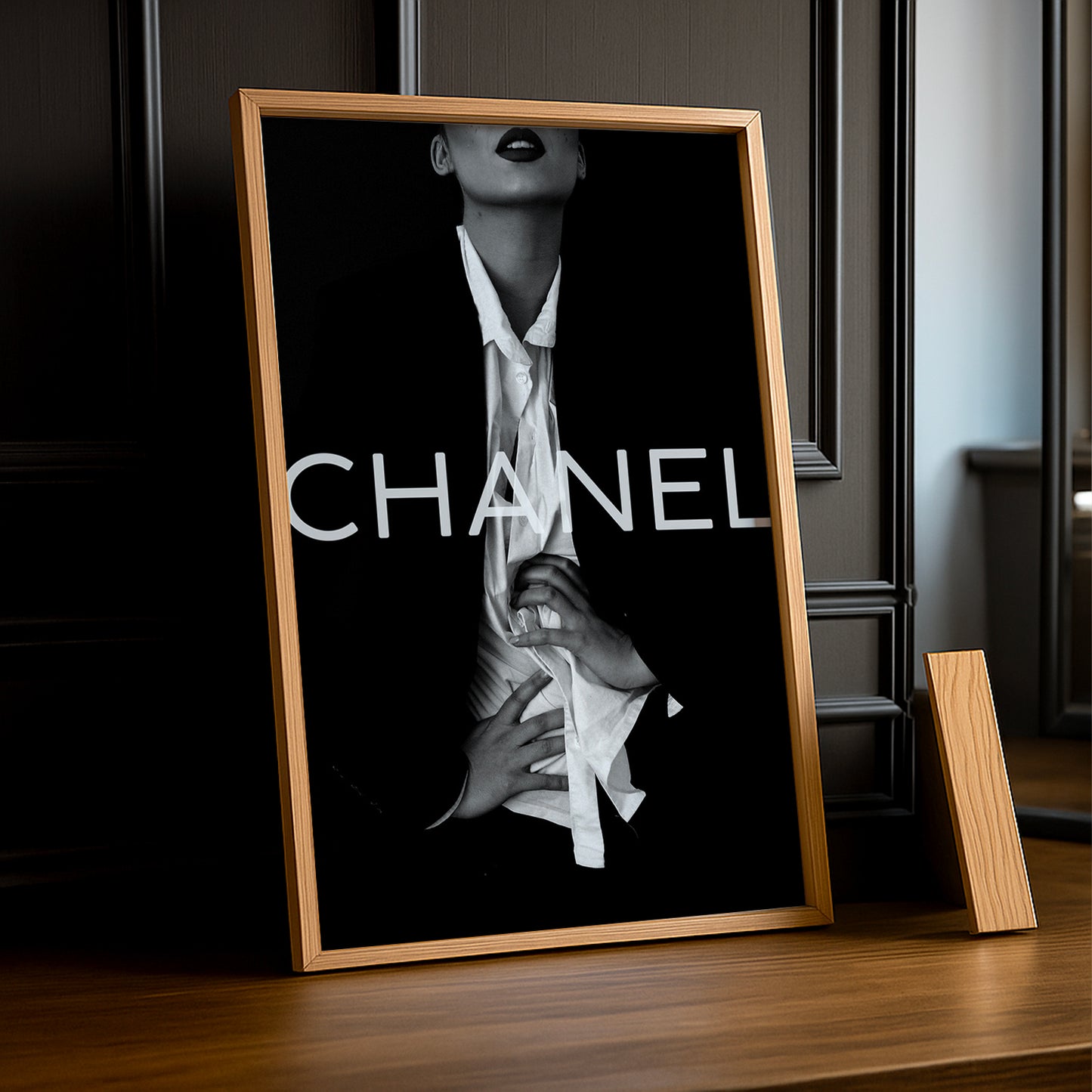 Cadre photo Chanel logo