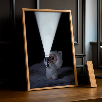 Poster Labubu - Lampe Torche