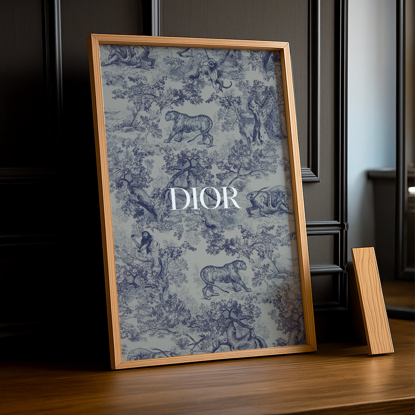 Cadre photo Dior Gris Dessin