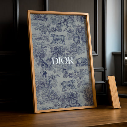 Cadre photo Dior Gris Dessin
