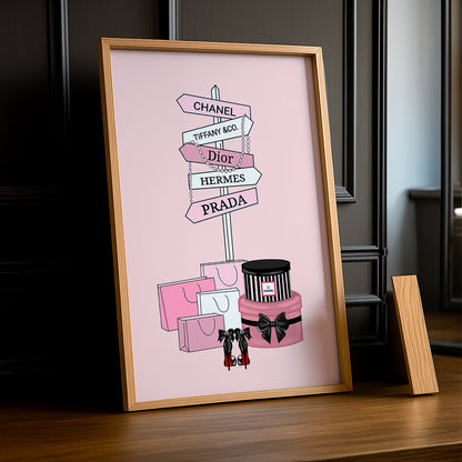 Cadre photo Panneau marques