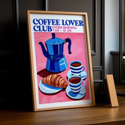 Cadre photo Coffee Lover - Club