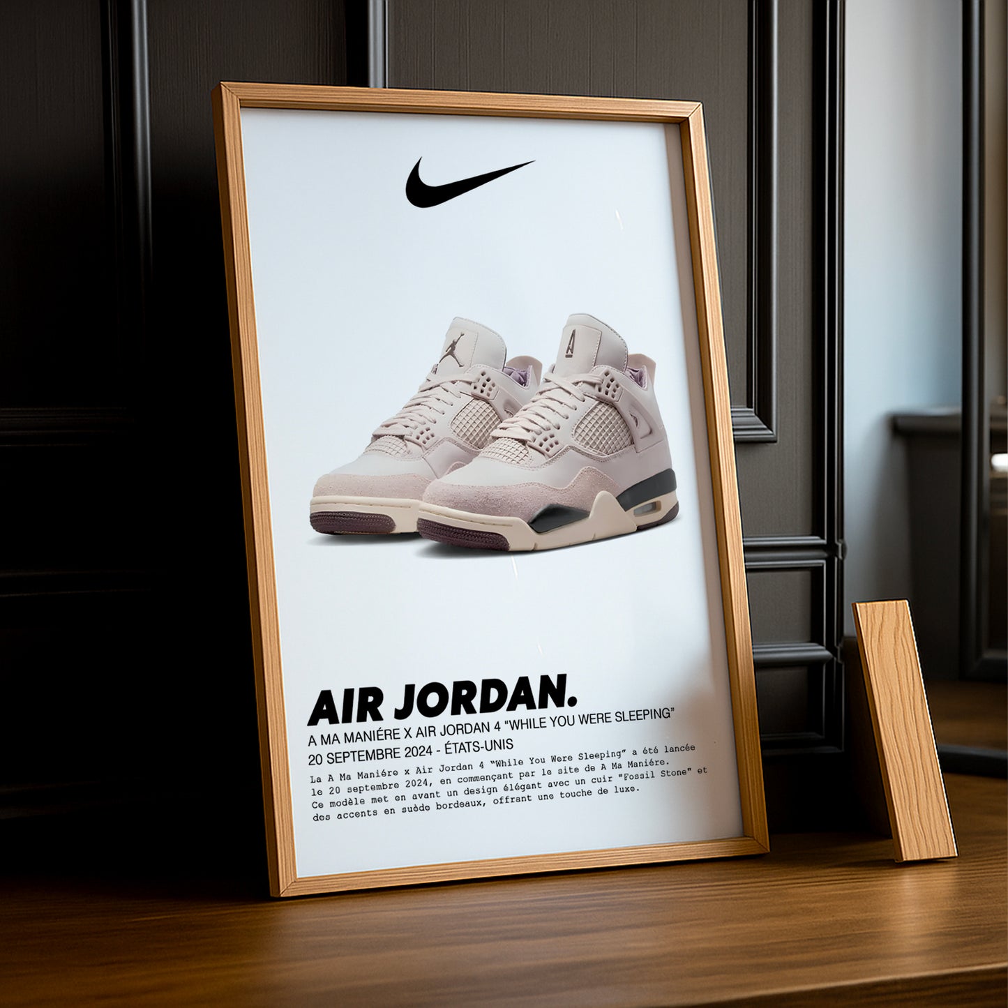 Air Jordan 4 x A Ma Manière „While You Were Sleeping“-Fotorahmen 