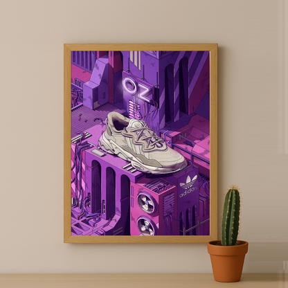 Cadre photo Adidas - Purple