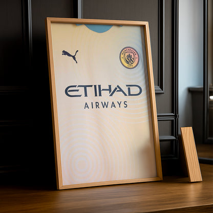 Cadre photo Maillot de Manchester City Fourth