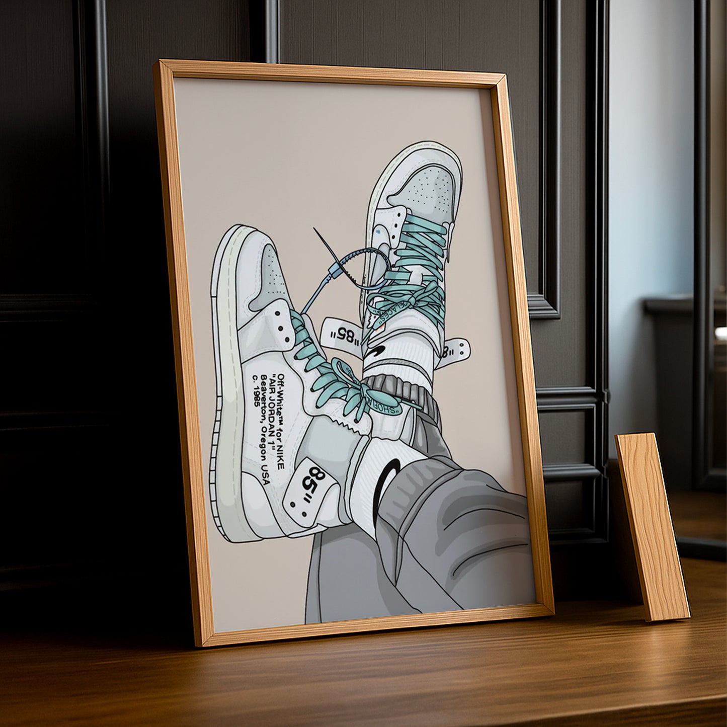 Cadre Photo Nike - Air Jordan Illustration