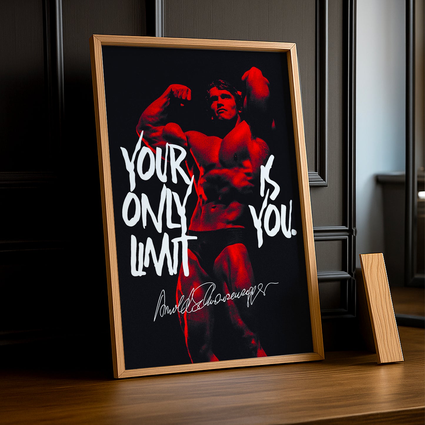 Poster Photo Musculation - Your Only Limit Is You
