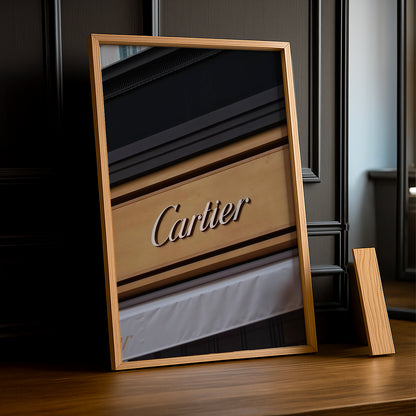 Cadre photo Cartier - Devanture en bois
