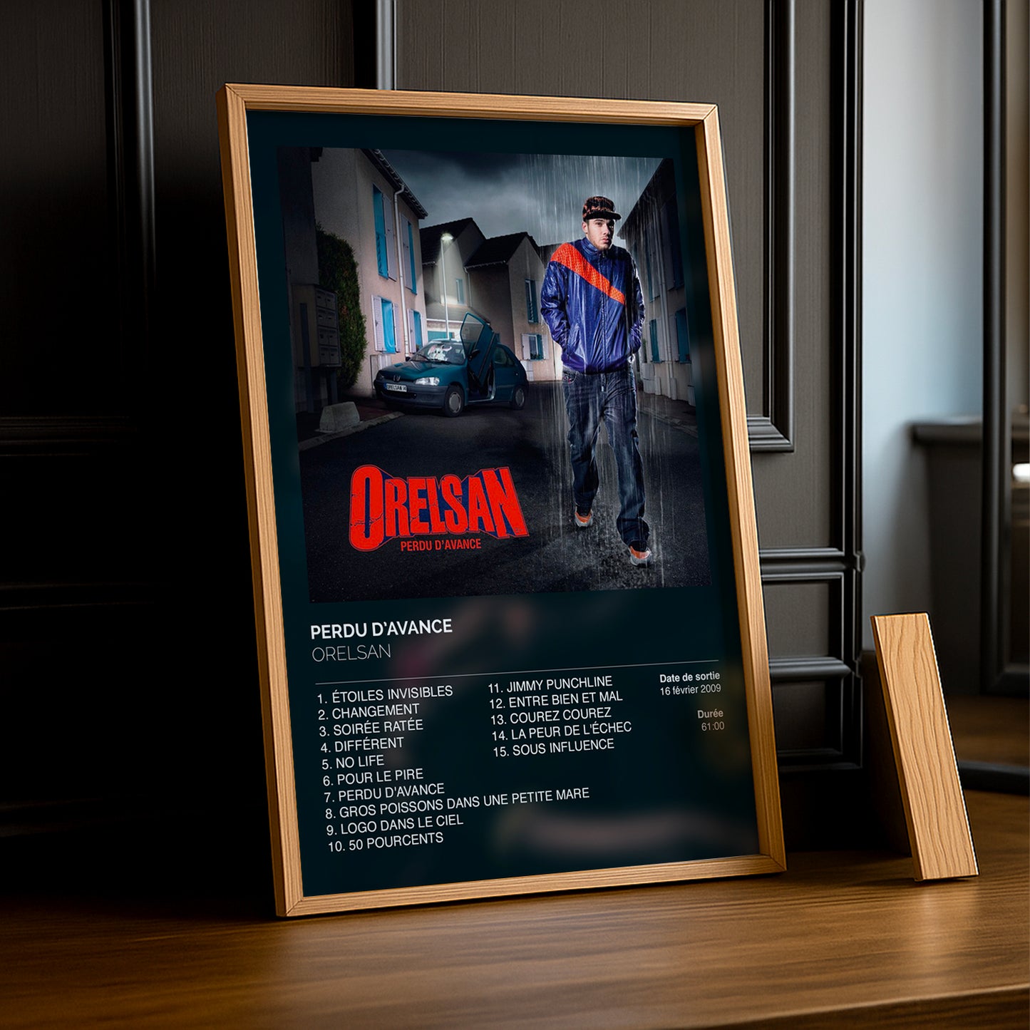 Cadre photo Album Perdu d'avance d'Orelsan