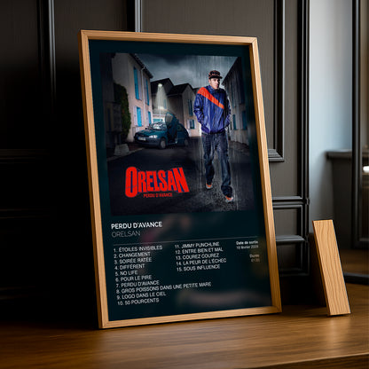 Cadre photo Album Perdu d'avance d'Orelsan