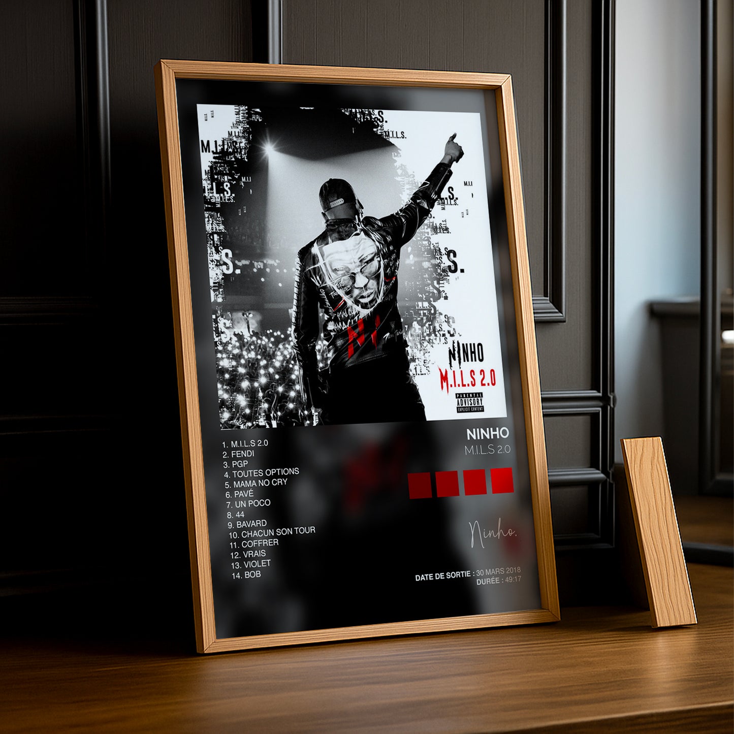 Poster Ninho - Album M.I.L.S 2.0