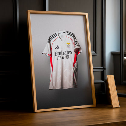 Poster Maillot Football - Benfica 2025-2026