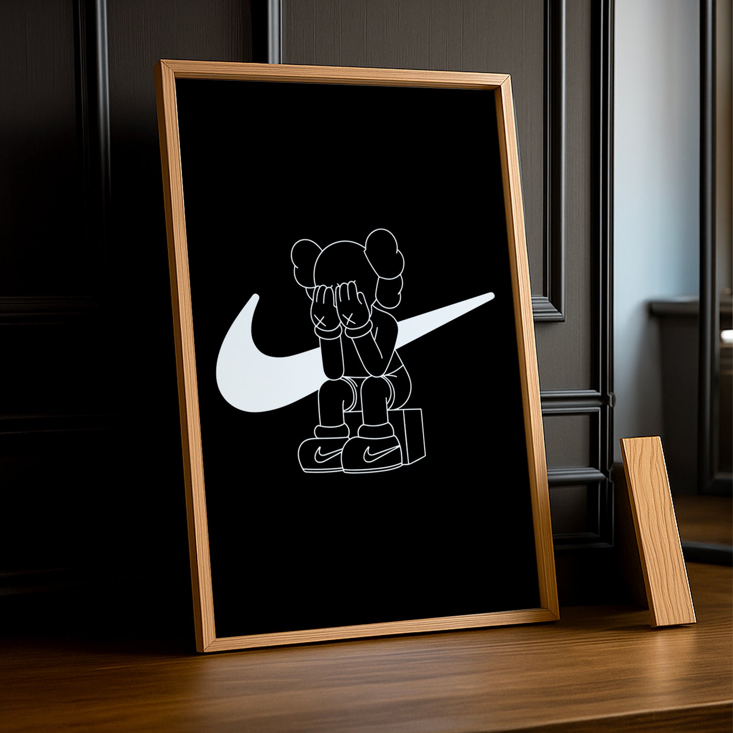 Cadre photo Kaws x Nike
