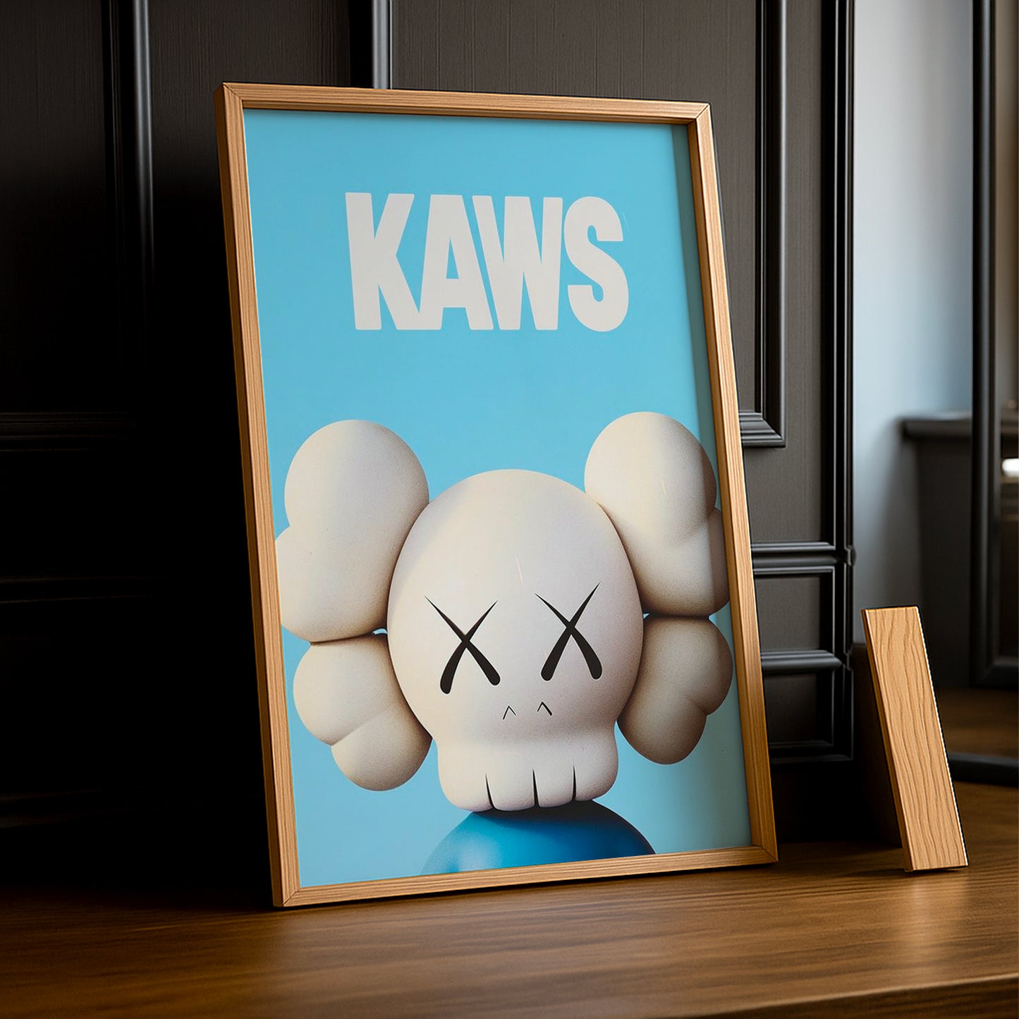 Cadre Photo Kaws - Blue Head