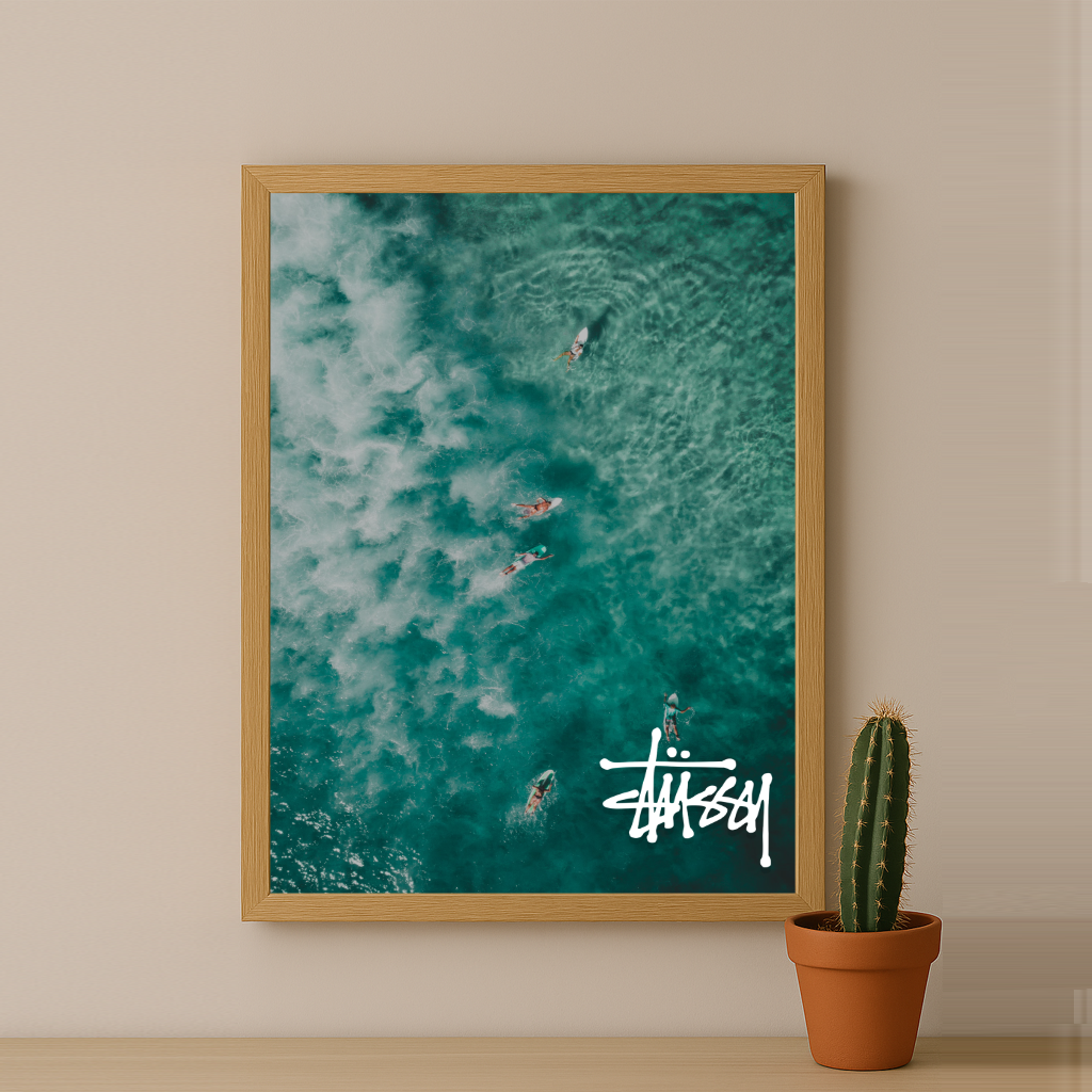 Cadre photo Stüssy - Blue surf