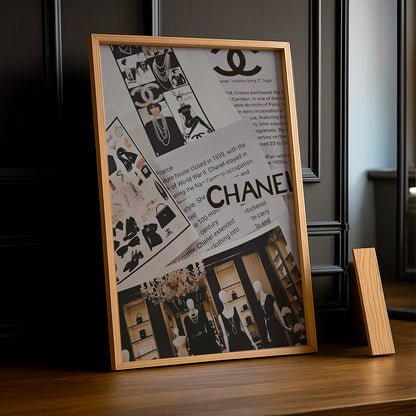 Poster Photo Chanel - Journal