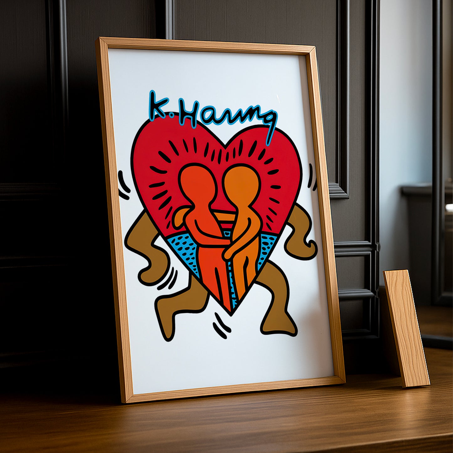 Cadre photo Keith Haring