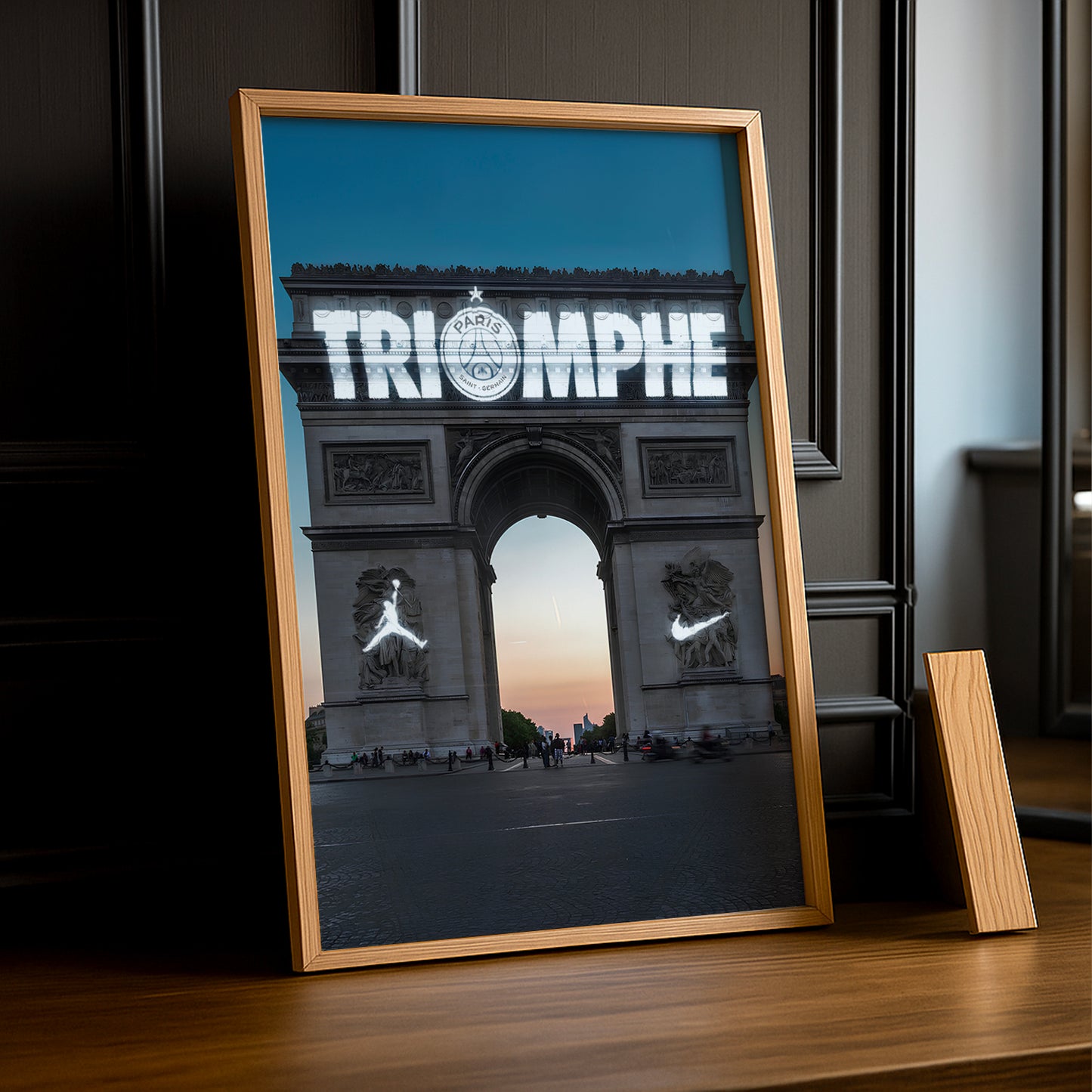 Cadre photo PSG Triomphe