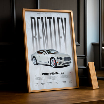 Cadre photo Bentley Continental GT