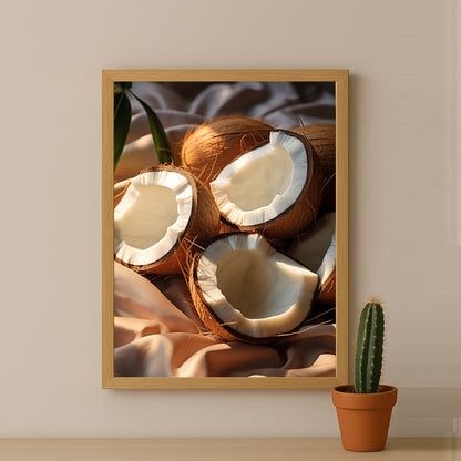 Poster Naturel - Noix de coco