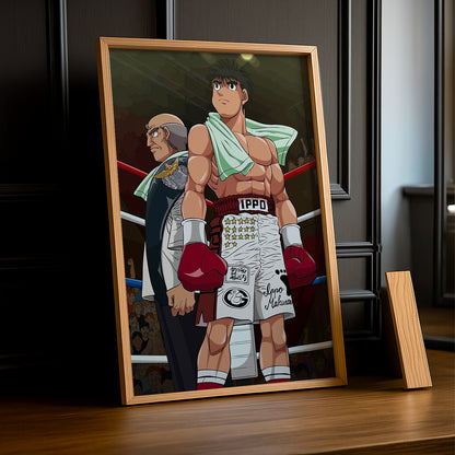 Cadre Photo Hajime no Ippo - Makunouchi Ippo x Kamogawa Genji