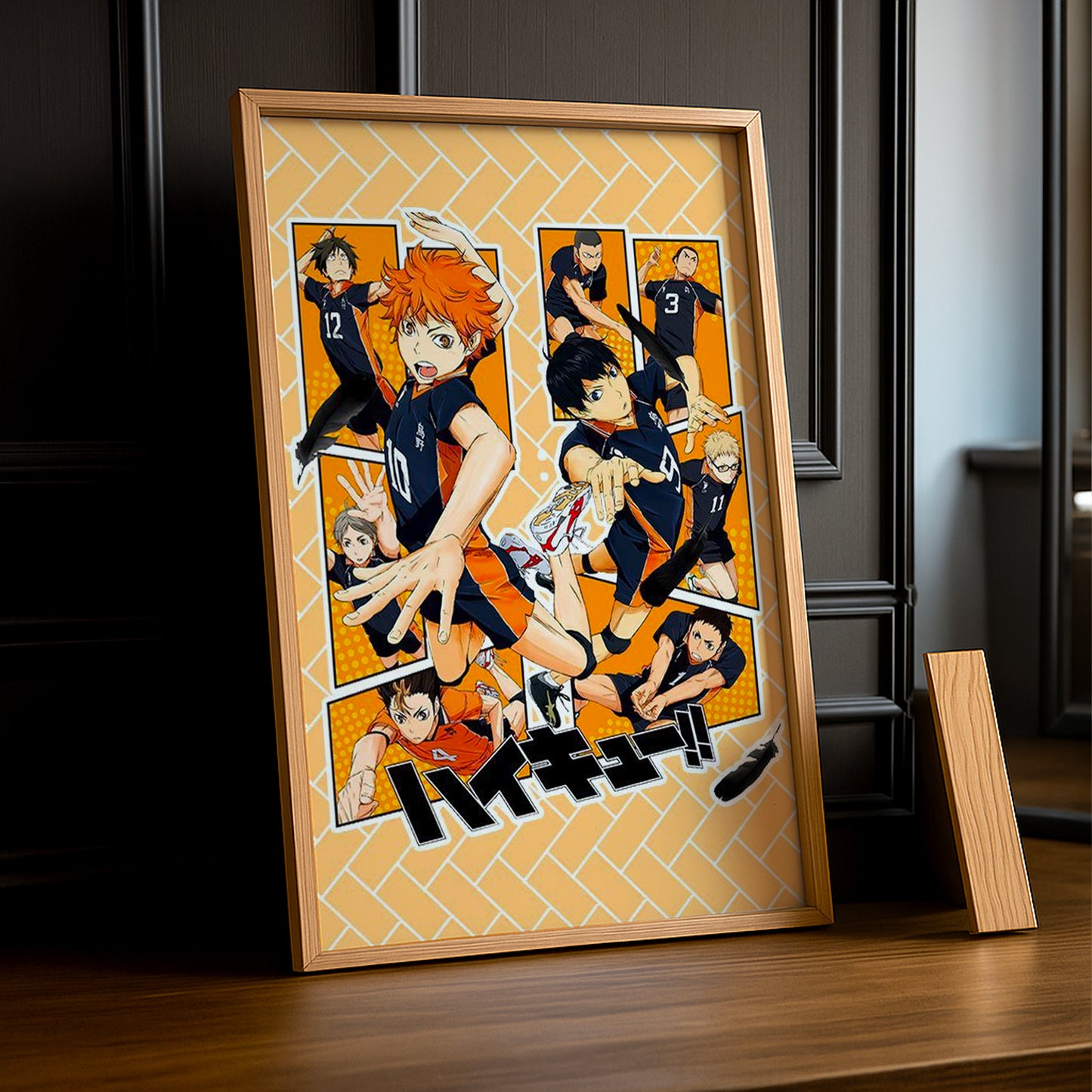 Cadre photo Volley-Ball - Haikyu Karasuno Team