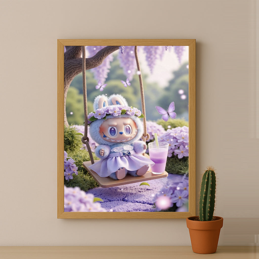 Poster Labubu - Jardin