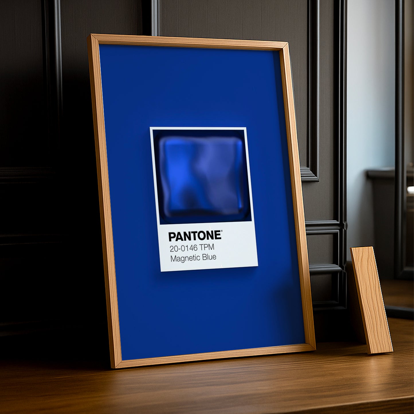 Cadre Photo Pantone Étiquette - Magnetic Blue