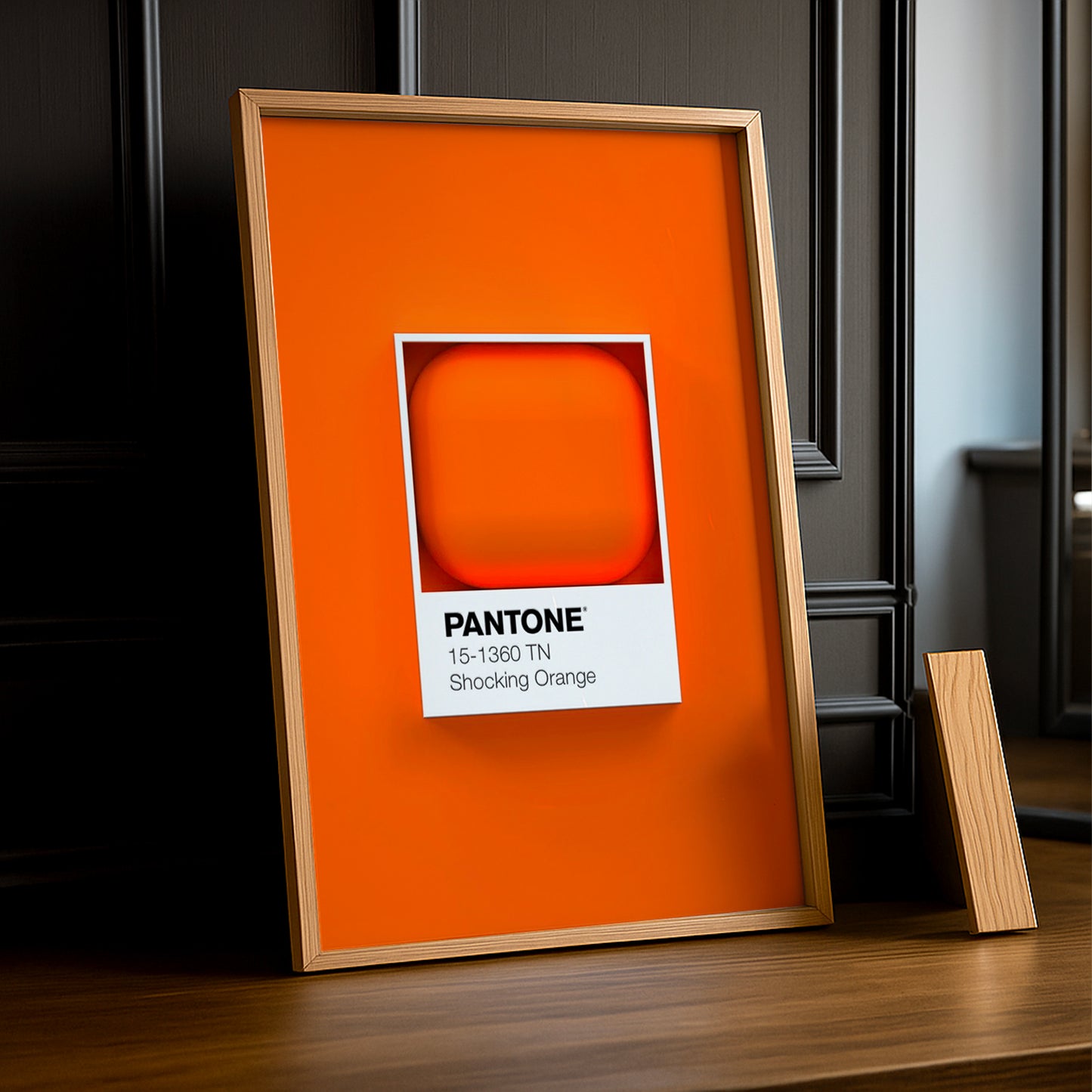 Cadre Photo Pantone Étiquette - Shocking Orange