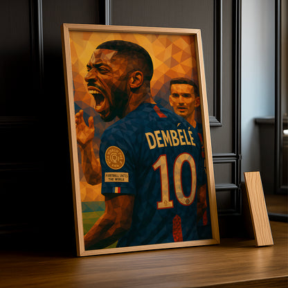 Dembélé Illustration Paris Saint-Germain