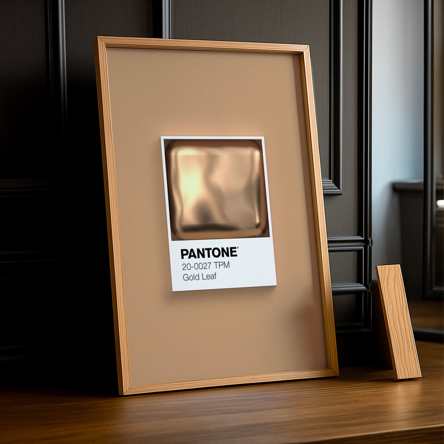 Cadre Photo Pantone Étiquette - Gold Leaf