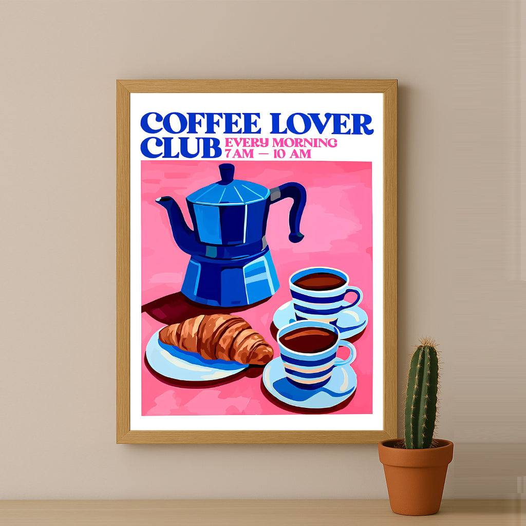 Cadre photo Coffee Lover - Club