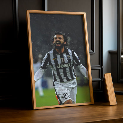 Poster encadrée Juventus - Pirlo