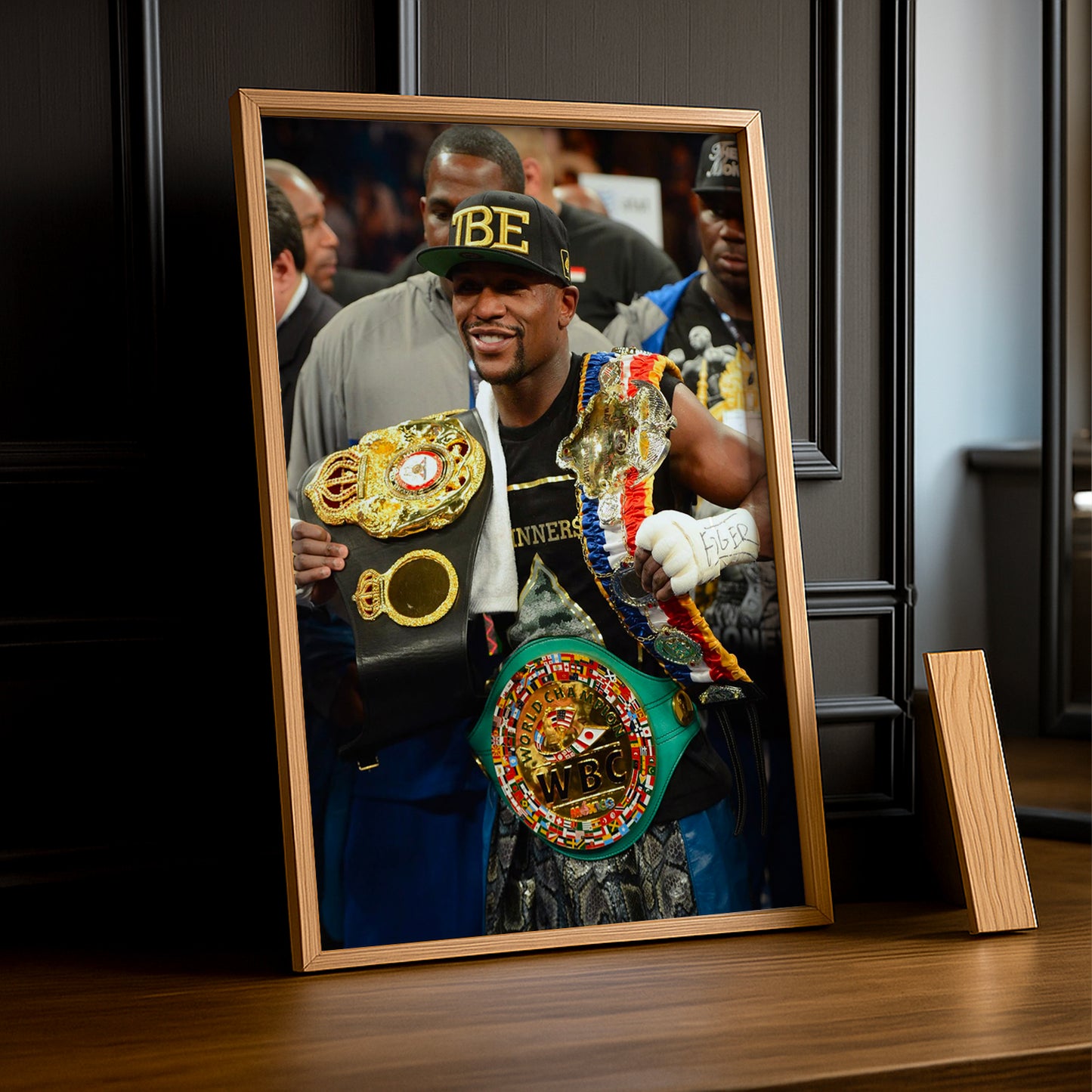 Cadre Photo Boxe - Floyd Mayweather Champion