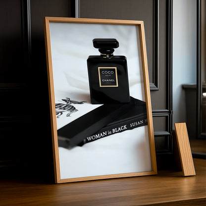 Poster Photo Chanel - Coco Noir