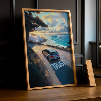 Audi RS6 Gris nardo - Poster