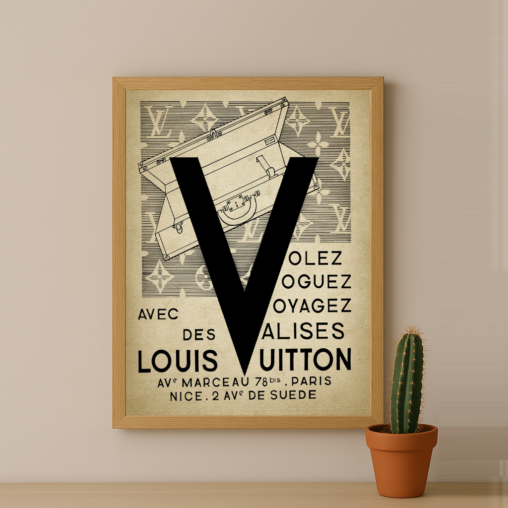 Cadre photo Louis Vuitton Volez, voyagez, voguez
