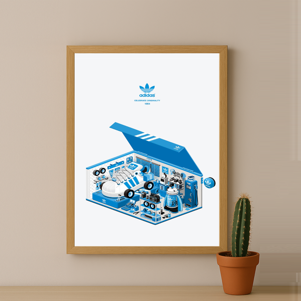Cadre photo Adidas - Sneakers