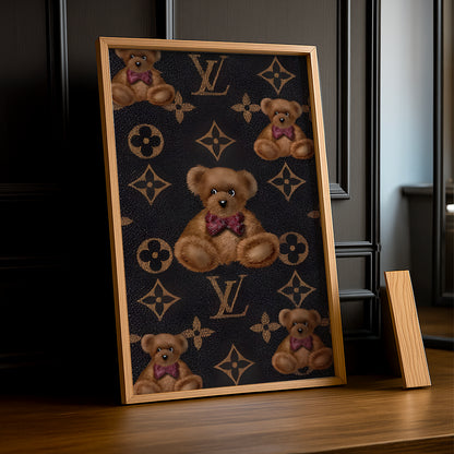 Cadre photo Louis Vuitton - Oursons